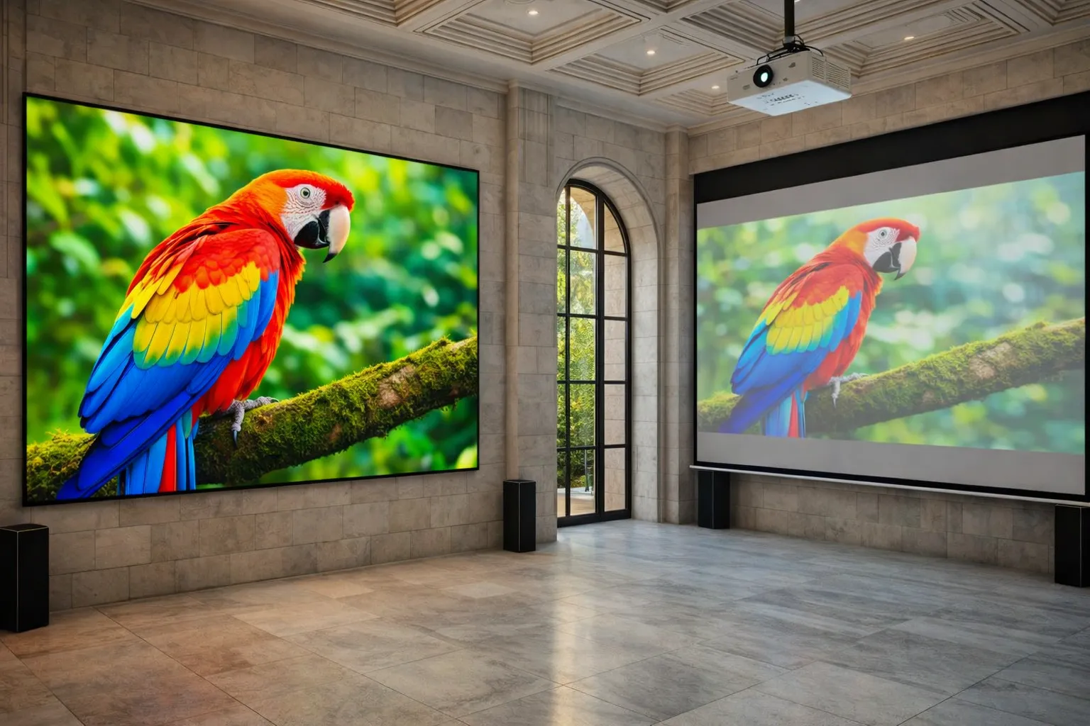 LED vs Projector